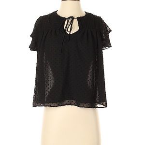 Zara Basics Black Blouse